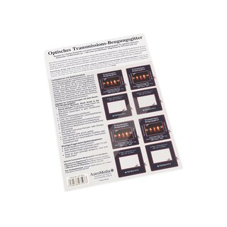 Diffraction grating, 150 x 38 mm (6&rdquo; x 1.5&rdquo;)