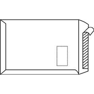 C4 Envelope, window, peel-seal, map inside, pack of 25