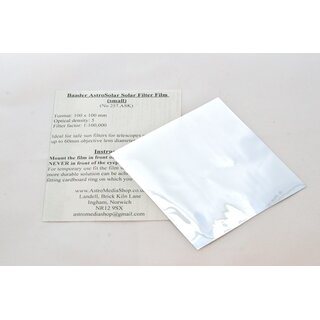 BAADER AstroSolar&trade; Solar Filter Film (small)